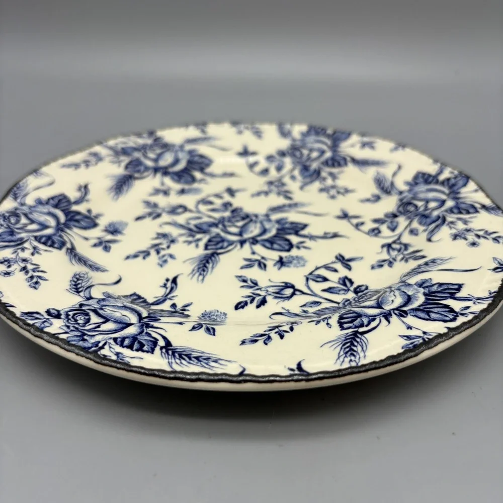Wood and Sons COLONIAL ROSE Blue 7 7/8